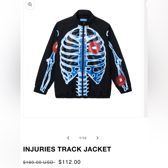 Market Injuries Track Jacket - Picture 1 of 4
